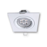 Mega LED - Tinos Downlight Fixture - Aluminum Alloy, For MR16/GU10 LED Bulbs, White Finish (TINOS-W)