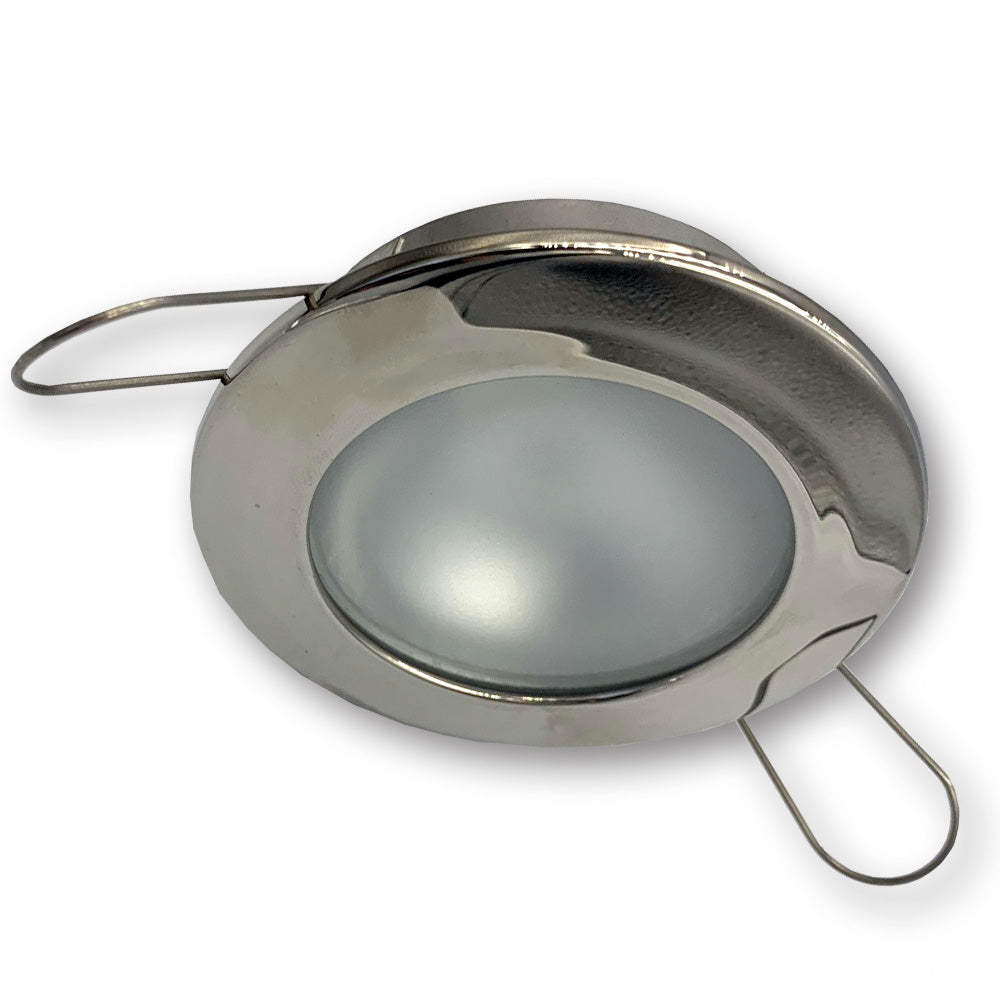 Mega LED - Lakka Downlight Fixture - Frosted Glass, For G4 Bulbs