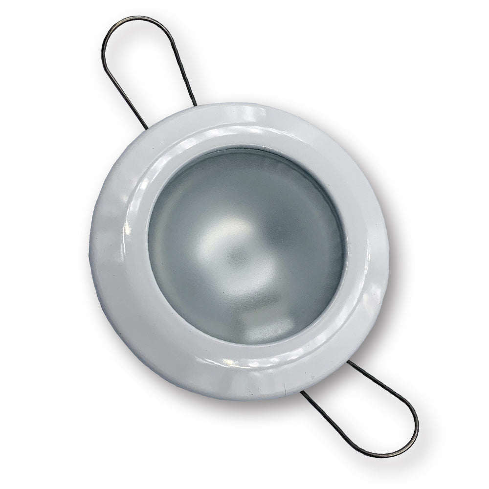 Mega LED - Lakka Downlight Fixture - Frosted Glass, For G4 Bulbs