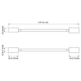 Quick Marine - Audrey Wall PL NS LED Reading Light (Daylight, Black Neoprene, White 9010) (FASP3711NCBAA00)