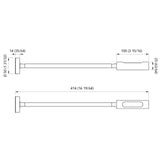 Quick Marine - Califfa RD30 LED Reading Light (Daylight, 10/30V, Dark Brown, Stainless Steel) (FASP27562C06A00)