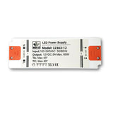 Mega LED - Driver Power Supply - 100-240V AC, 12V DC, 5A, 60W (32363-12)