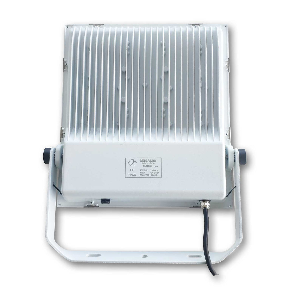 Mega LED - LED Flood Light - 150W, 130 Lumens, Marine C5M, 316 Stainless Steel Mounting Bracket, 85-300V AC (30897)
