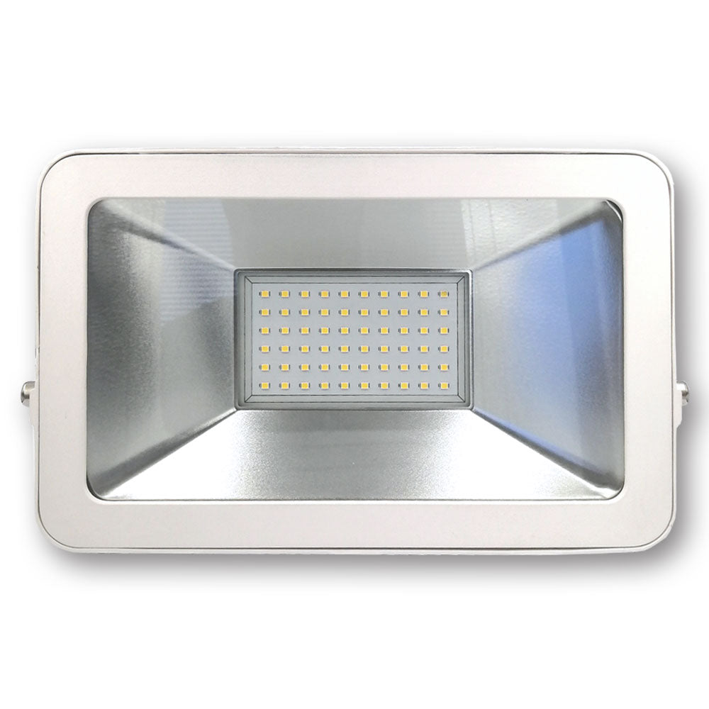 Mega LED - LED Flood Light - Hi Lumens SMD LEDs, Stainless Steel Bracket, 2800 Lm, 30W, 110-220V AC (30306-AC)