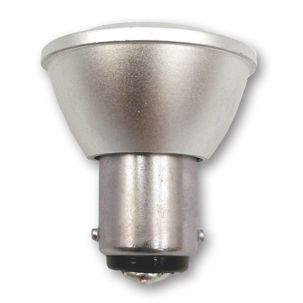 Mega LED - LED Replacement Bulb - BA15D Type, 3.0 Watt, 240 Lumens, 12V AC/DC, 3000K (30166)