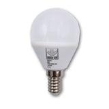Mega LED - LED Replacement Bulb - E14 Type, 5.0 Watt, 500 Lumens, 220-240V AC, Beam Angle 200º, 3000K (30075)
