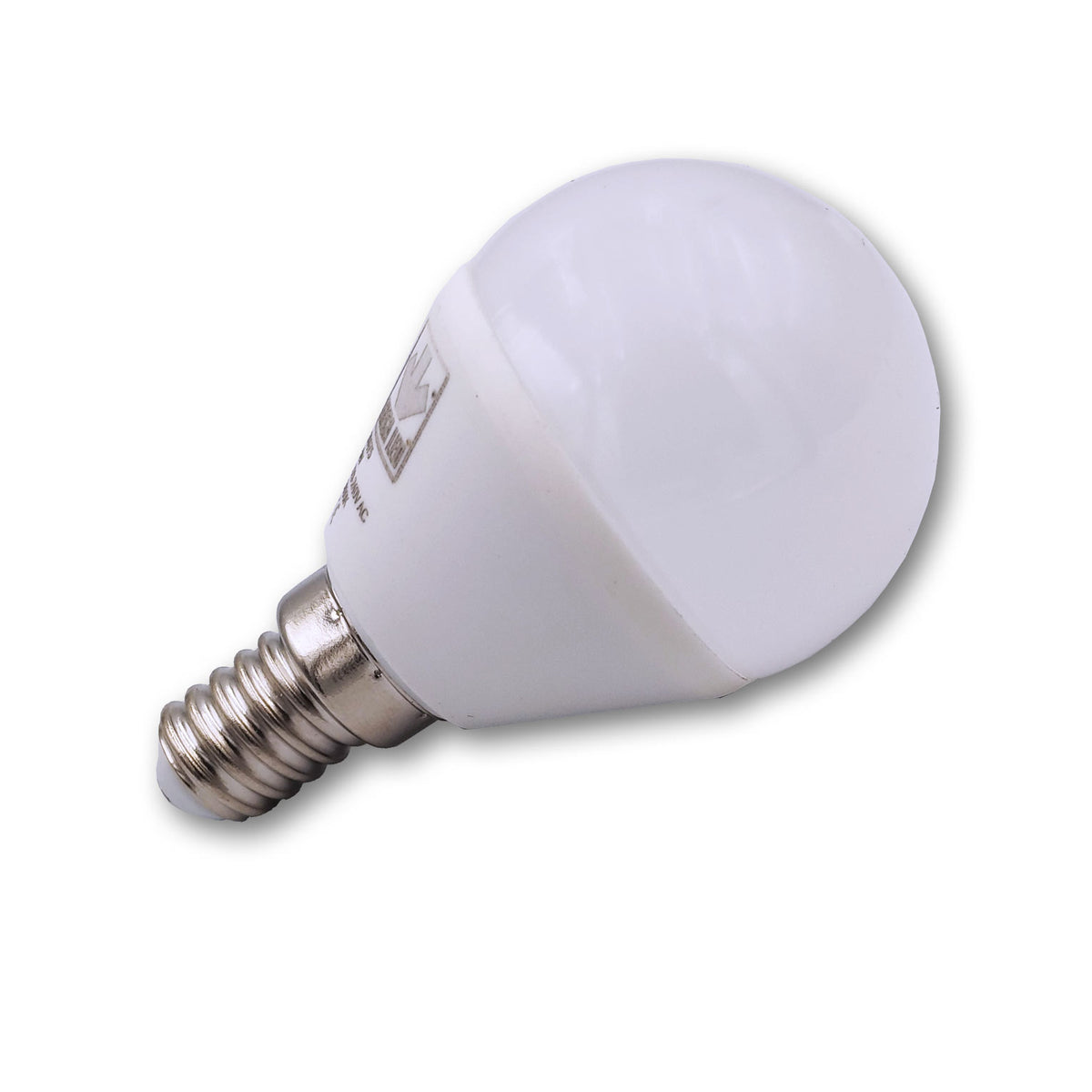Mega LED - LED Replacement Bulb - E14 Type, 5.0 Watt, 500 Lumens, 220-240V AC, Beam Angle 200º, 3000K (30075)