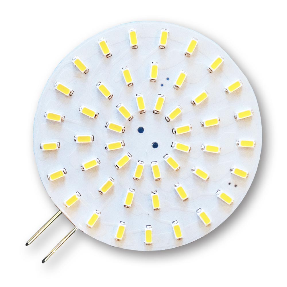 Mega LED - LED Replacement Bulb - G4 Back Pins Type, 4.8 Watt, 350 Lumens, 10-30V DC, Warm White (30006)