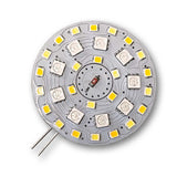 Mega LED - LED Replacement Bulb - G4 Side Pins Type, 3x2W, 3x200 Lumens, 10-30V DC, Warm White, Cool White, RGB (34125)