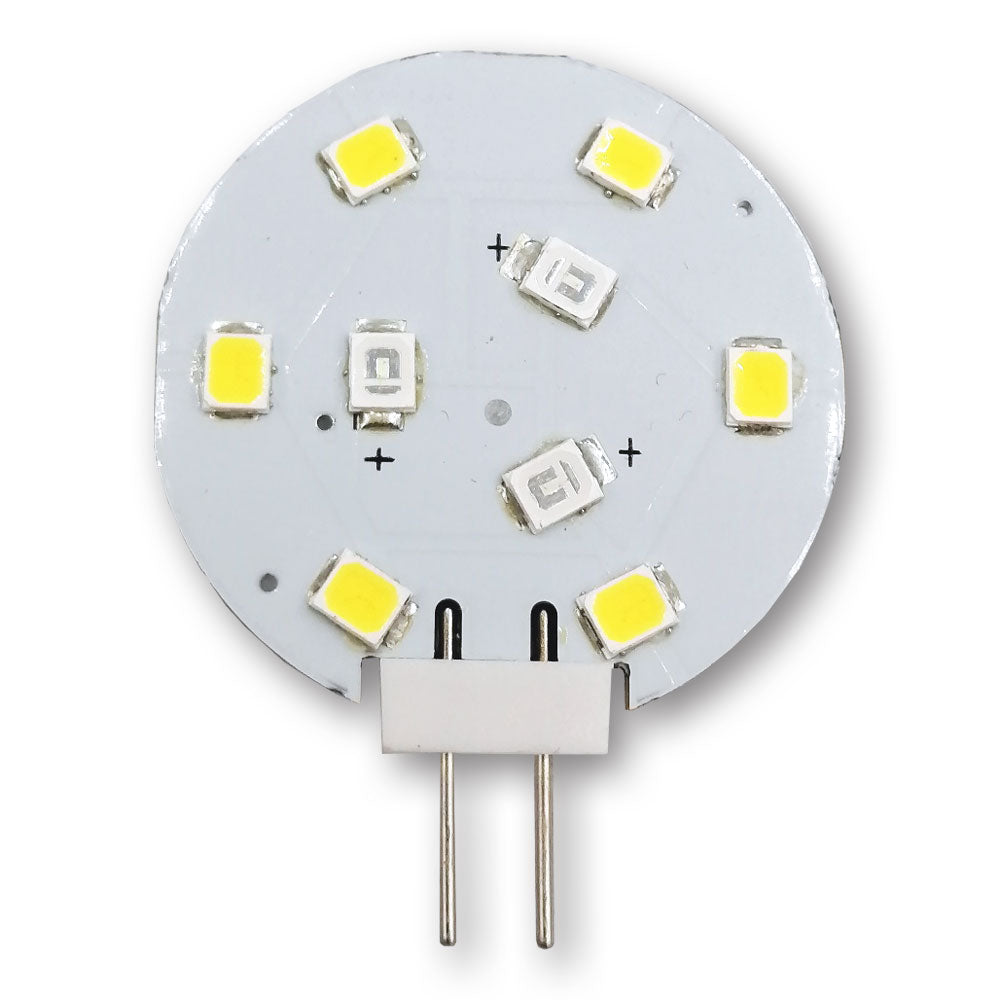 Mega LED - LED Replacement Bulb - G4 Type, 1.6 Watt, 160 Lumens, 10-30V DC, Warm White & Red (30620H)