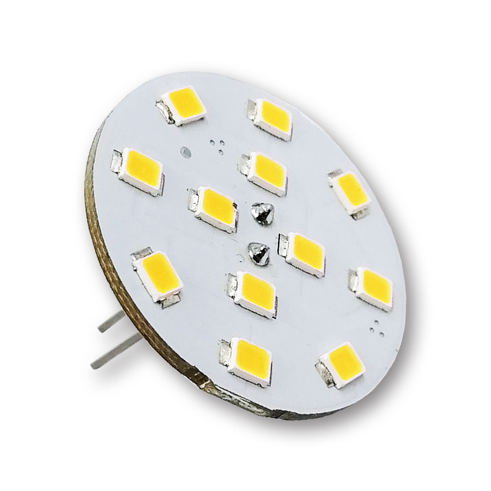 Mega LED - LED G4 Back Pin Replacement Bulb - 2.0 Watt, 190 Lumens, 10-30V DC & 12V AC, 24V AC/DC (30613V)