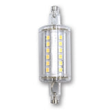 Mega LED - LED Replacement Bulb - R7S Type, 5 Watt, 500 Lumens, 85-265V AC, Beam Angle 360°, 3000K (30859)