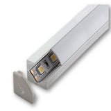 Mega LED - Angular Aluminum Profile - For Corners, Stairs, Width 18.5mm x Height 18.5mm, 2 Meter (30213)