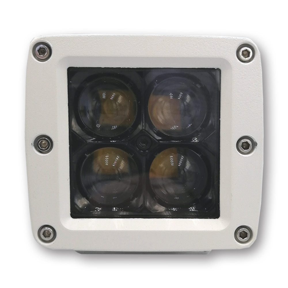 Mega LED - LED Waterproof Spread Light - 1800 Lumens, Special Optics 8º + 40º Beam Angle (30093-DC)