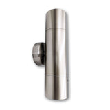 Mega LED - Novara Outdoor Wall Light - For 2XMR16 or 2XGU10 LED Bulbs, Stainless Steel 316 Housing