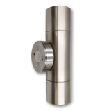 Mega LED - Novara Outdoor Wall Light - For 2XMR16 or 2XGU10 LED Bulbs, Stainless Steel 316 Housing