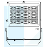 Mega LED - LED Flood Light - 300W, Marine C5M Anti-Corrosion Coating, 85-300V AC, 39000 Lumens (34150)