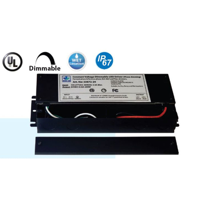 Mega LED - Dimmable Driver - 100-277V AC, 24V DC, 2.5A/24V, 60W (33870-24)