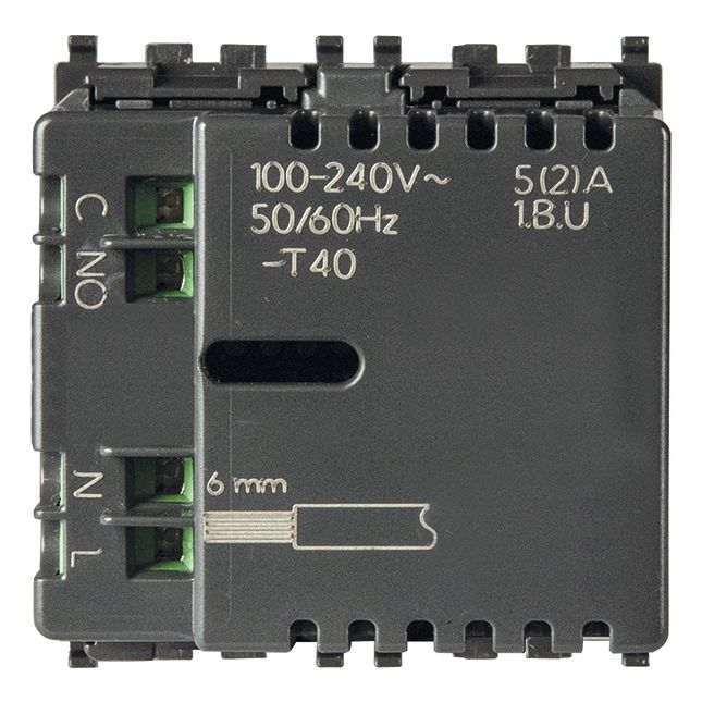 Vimar Dial Thermostat, For Eikon, Arké, Plana, 100-240V, 2 Modules