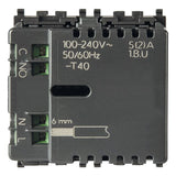 Vimar Dial Thermostat, For Eikon, Arké, Plana, 100-240V, 2 Modules