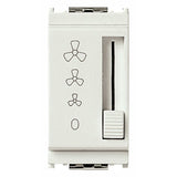 Vimar Idea Slide Switch, 1P, 6(2)A, 250V, 4 Positions, IP40