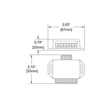 Imtra - PWM Dimmer - Universal Input, 10-40VDC, Max 30 Units, Momentary Operated, 1W, IP40