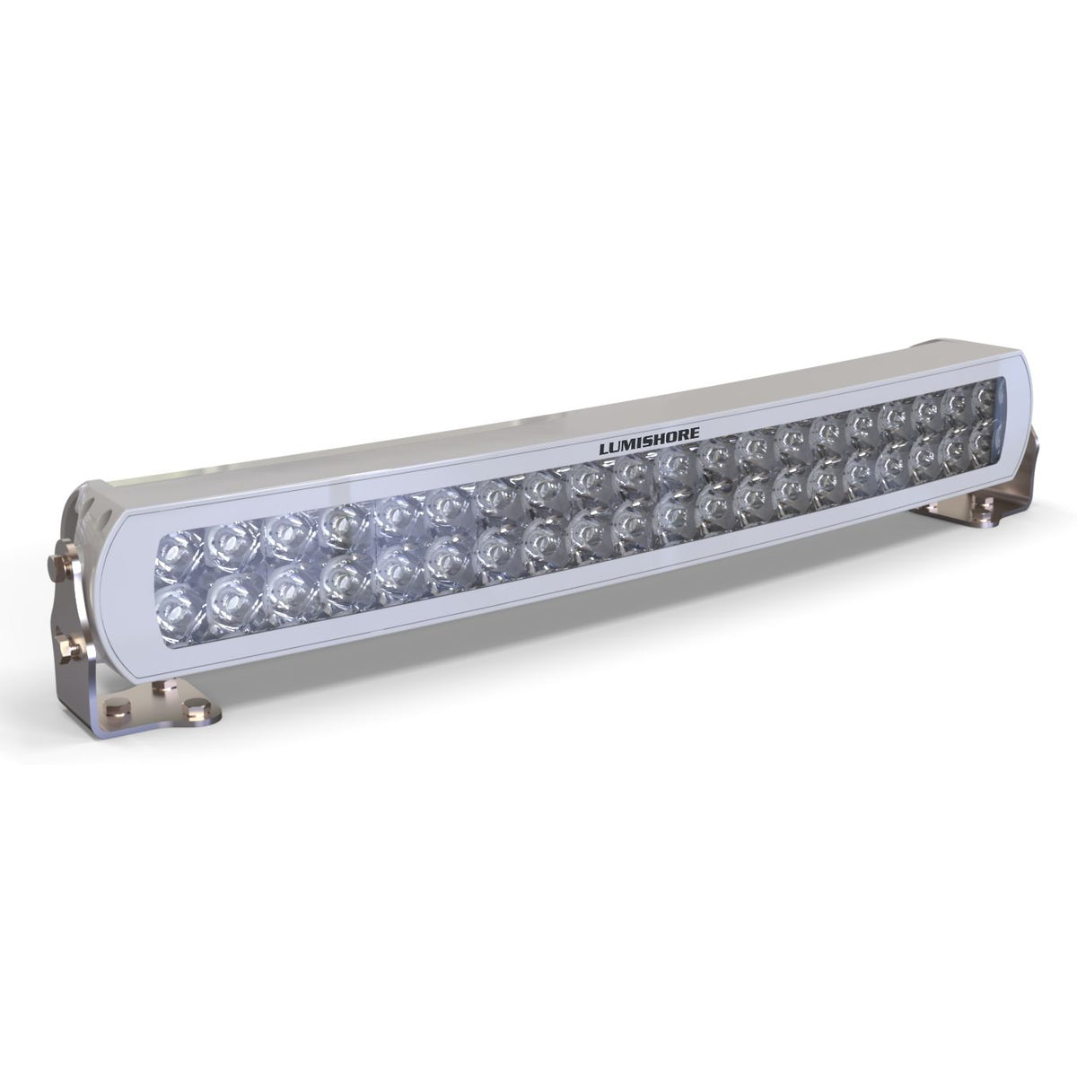 Lumishore - Spotlight Curved 20" - 5,500K, White Body, IP68, 10.5-31VDC (LM600471)