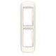 Vimar Eikon Round Cover Plate for Panel Mounting, 2-Module, Metal