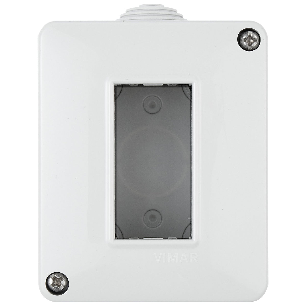 Vimar Isoset IP40 1-Module Surface Enclosure, For Eikon and Plana, Grey