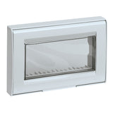 Vimar Idea/8000 4-Module IP55 Cover, 4 Adaptors for 8000 Standard Modules