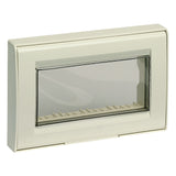 Vimar Idea/8000 4-Module IP55 Cover, 4 Adaptors for 8000 Standard Modules