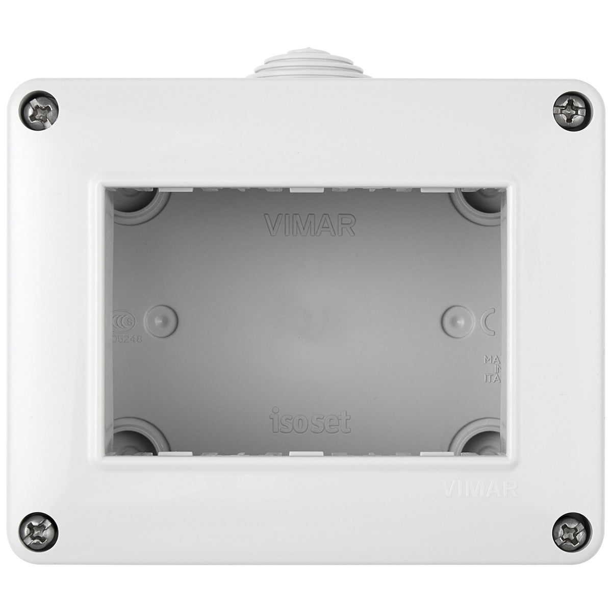 Vimar Isoset 3-Module Surface Enclosure, For Eikon & Plana, IP40