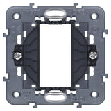 Vimar Eikon Mounting Frame, 1M, Claws, 60 mm Round Box, Flush-Mount