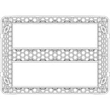 Vimar Eikon Mounting Frame, For V71320/V71620/V71720 Flush or 09920 Surface Boxes, 14 (7+7) Modules, Screws Included