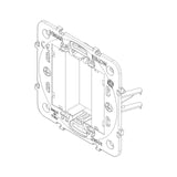 Vimar Eikon Mounting Frame, 1M, Claws, 60 mm Round Box, Flush-Mount