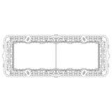 Vimar IDEA 6-Module Mounting Frame, For 6/7-Module Boxes, 60 x 172mm, With Screws, Grey Thermoplastic