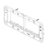 Vimar IDEA 6-Module Mounting Frame, For 6/7-Module Boxes, 60 x 172mm, With Screws, Grey Thermoplastic