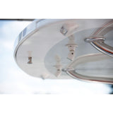 Lumitec GAI2 LED Positionable Light, 10-30V, 6W, IP67, Surface Mount, 5000K Cool White, White Housing, 340 lm