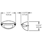 Barnegat - Cockpit Light - Black, 4 White LEDs, 12V (QL-CPB-WLED)