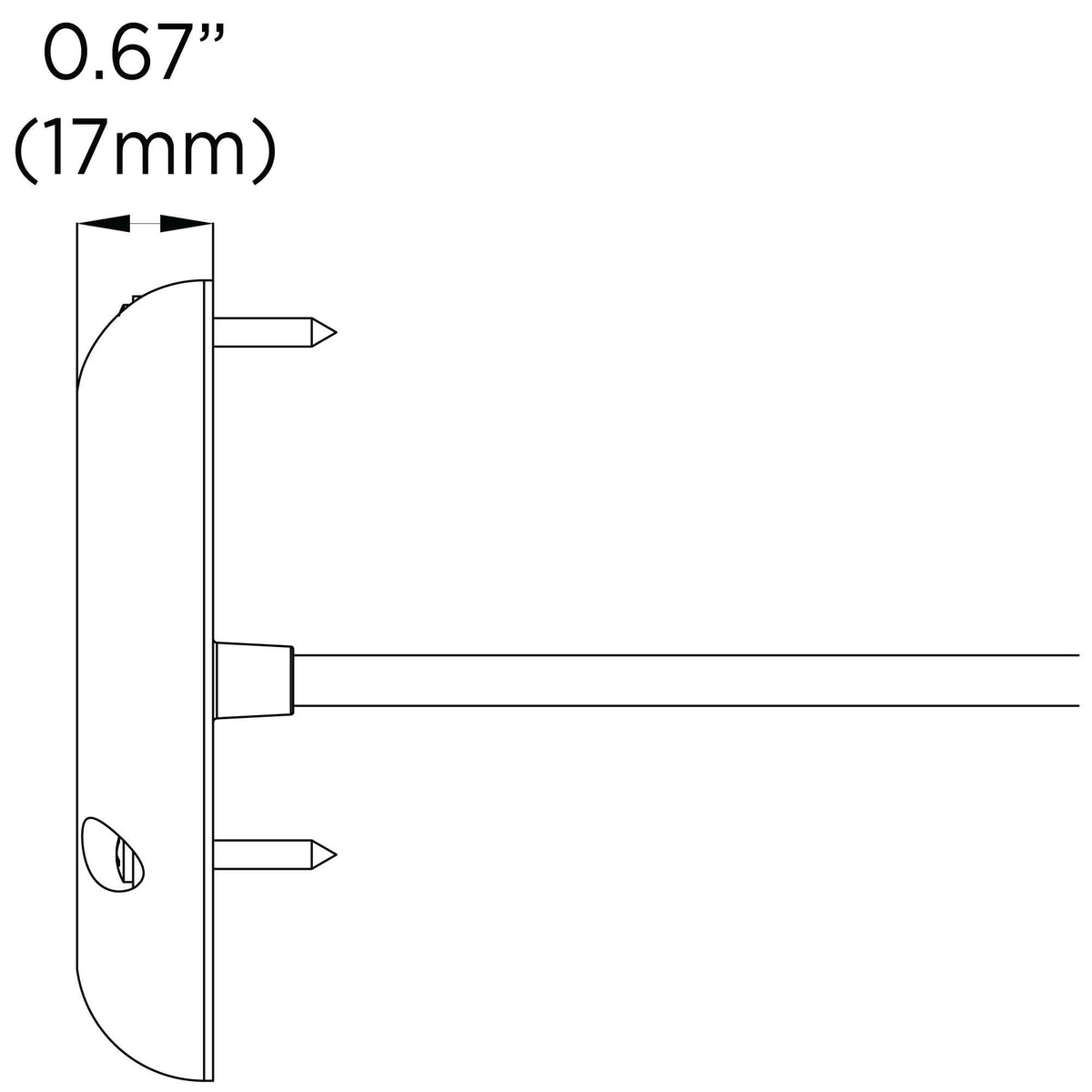 Ocean LED - SPORT S3116s Underwater Light - Rectangular Beam, Aluminium Bronze, IP69K