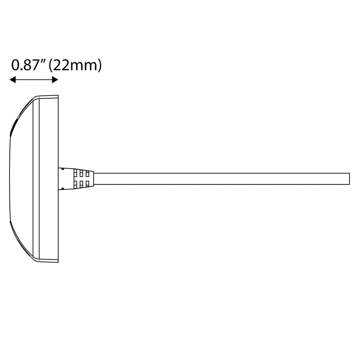 Ocean LED - X-SERIES X4 Underwater Light - With Isolating Mounting Kit, 9-32V, IP69K, Circular Beam Angle, Up to 1150 Fixture Lumens