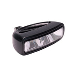 Lumitec Caprera3 Bracket Mount LED Flood Light, Spectrum Halo RGBW, Black Housing, 10-30V, 1,200+ lm, IP67