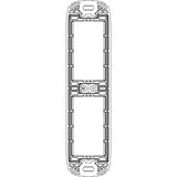 Vimar Arké 2-Module Panel Mounting Frame, With Screws