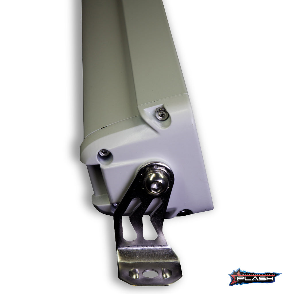 Plash - X2-Series 20" LED Light Bar - White, 16,800lm, 9-32V, 200W, IP67, 6000K, Cool White (X2-20-WHT)