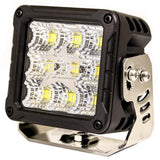 Plash - XTREME Cube Spotlight - IP67, 9-36V, 6000K, Cool White, 21600lm, 10A (180-FL-BLK)