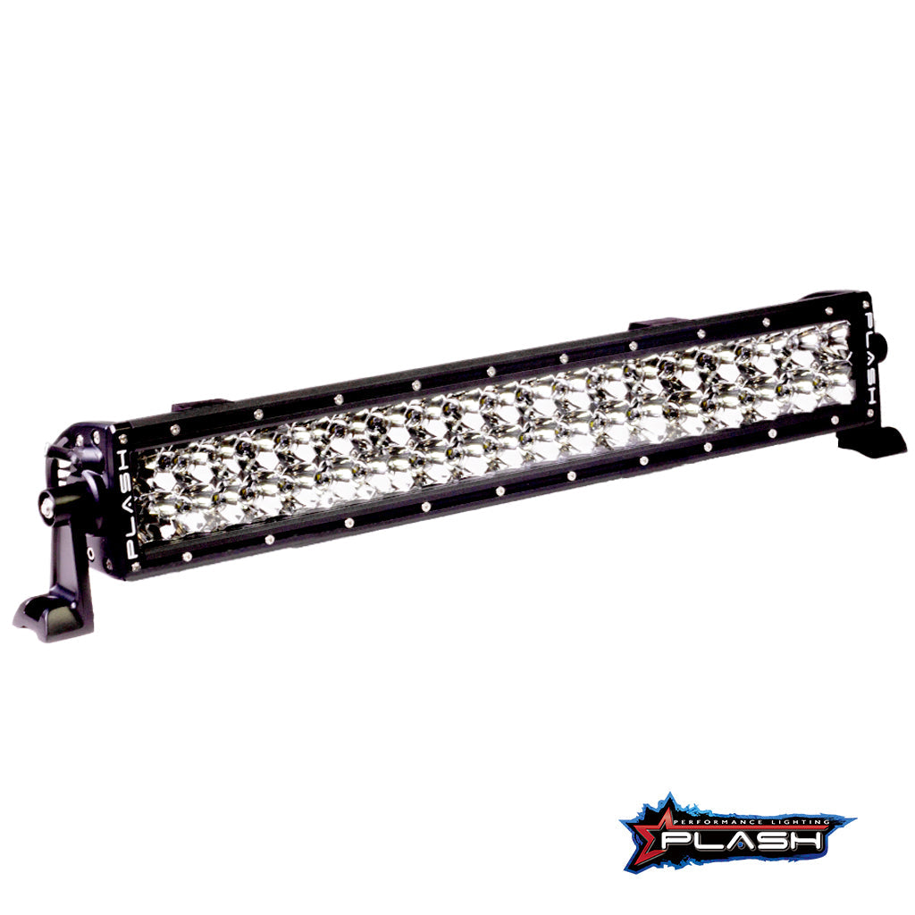 Plash - XX-Series 20" LED Light Bar - Black, 5W, 6000K, Cool White, 9-36V, IP68, 23,600lm (XX-20-5W)