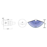 Plash - LED Step Light - Stainless Steel, RGB, 12V, IP68 (DL-SS-RGB)