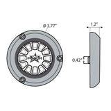 Plash - Underwater Transom Light - Blue/Green, 51.6W, 12V, IP68, 5258lm (PL-UWL-EPIK-B/G)