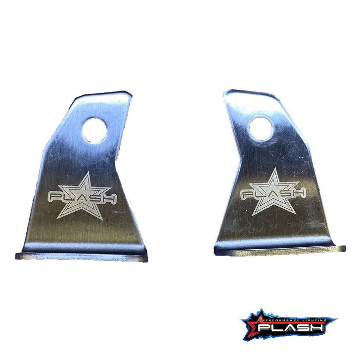 Plash - Mounting Feet - for Single Row Light Bar, Stainless Steel (SR-LEGS-SS)