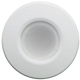 Lumitec Orbit Flush Mount LED Downlight, Blue/White Dimming, White Finish, 10-30V, IP67
